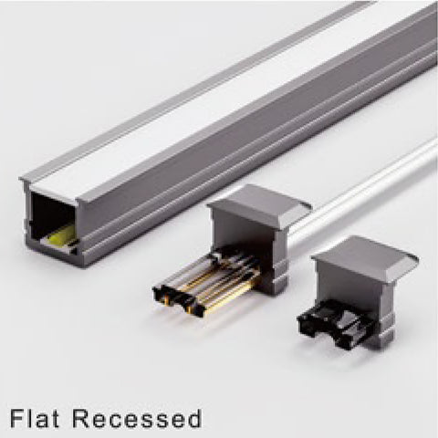 8mm Quick Insert Strip LED Light (Recessed) (118")